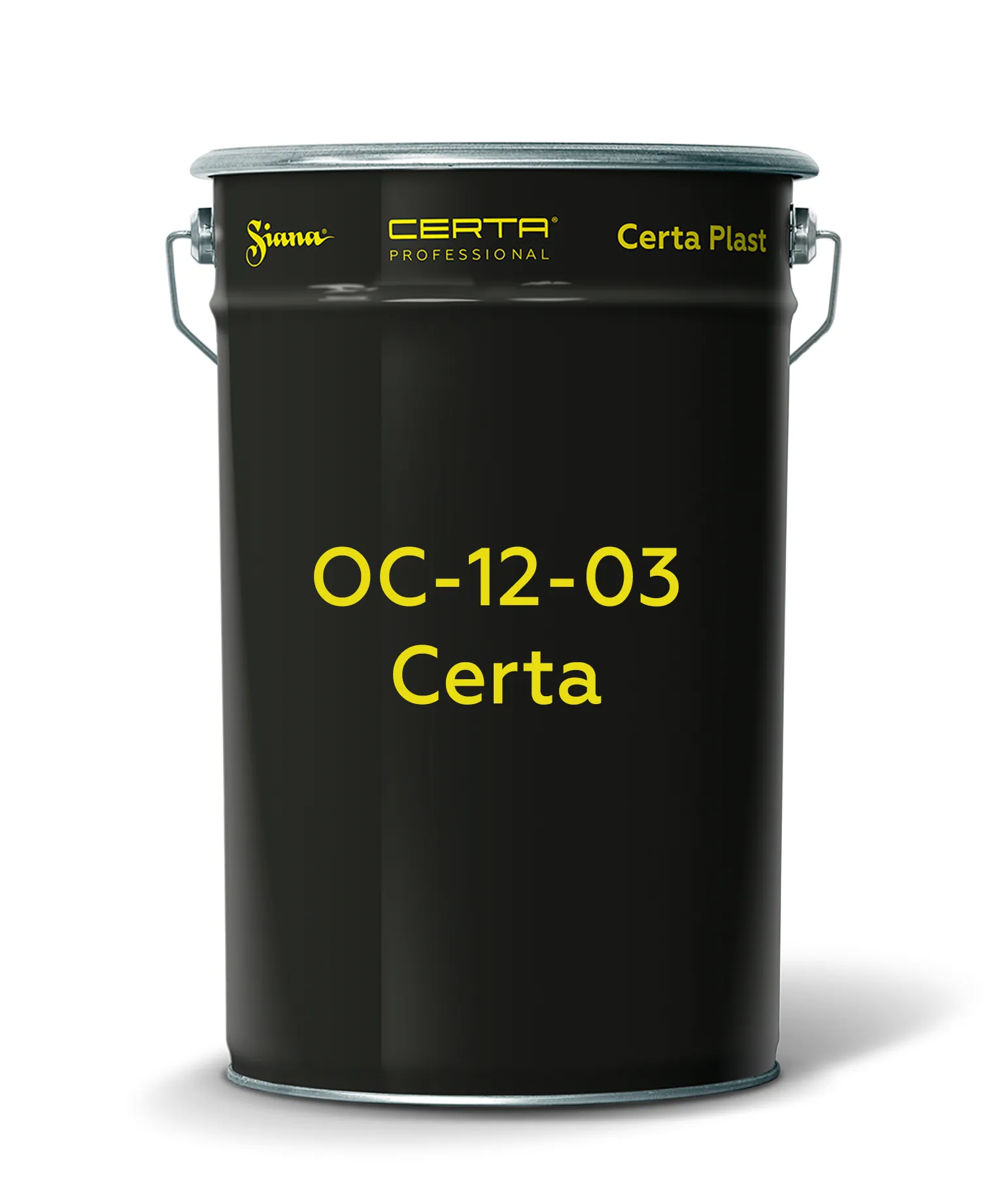 Атмосферостойкая грунт-эмаль ОС-12-03 серый (~RAL 7004) до 150°С, 25 кг CERTA
